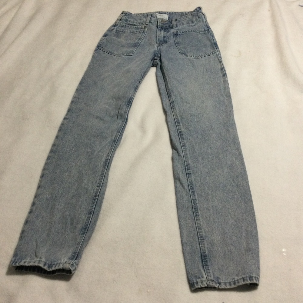 Women's Straight Leg Jeans - Blue